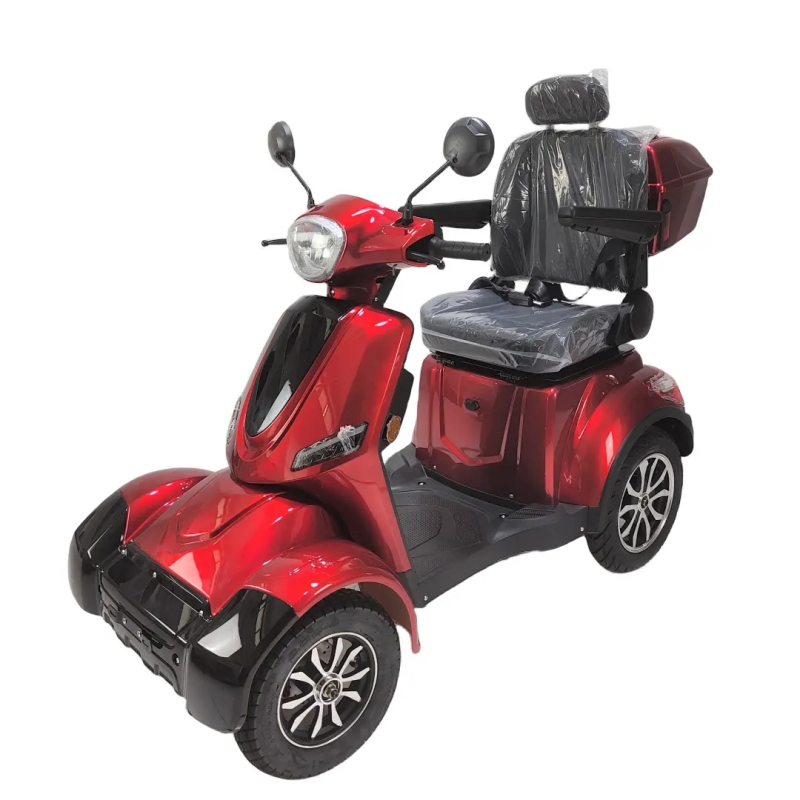 Four-wheeled EU warehouse door-to-door EEC electric scooter for disabled elderly people, easy and simple to drive