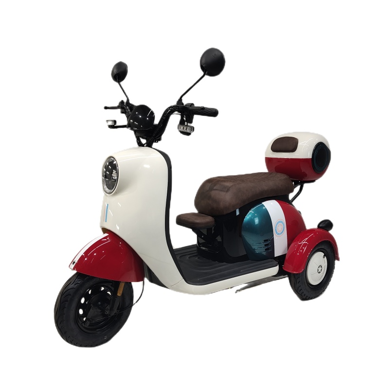 Three-wheeled Electric Mobility Scooter for Adults 500W 48V with Child Seat