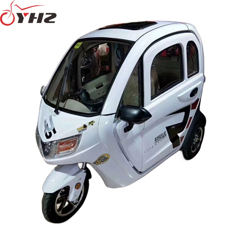 2025 Fully Enclosed Adult 2-3 Seat Tricycle 1000W CE Certified Electric Scooter Battery Optional