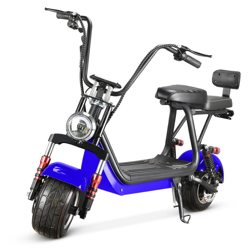 Brazil-Ready 48V 1000W Electric Scooter 30-50km Range with Dual Disc Brakes