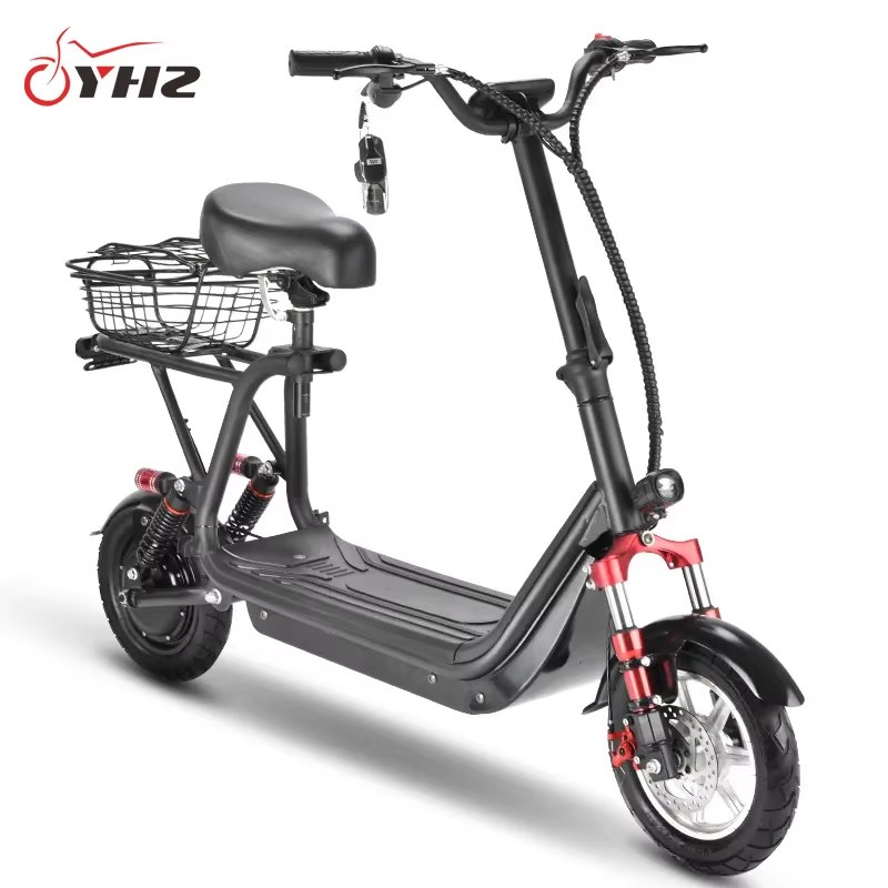 Mini Foldable Adult Steel Road Electric Bike Electric Scooter