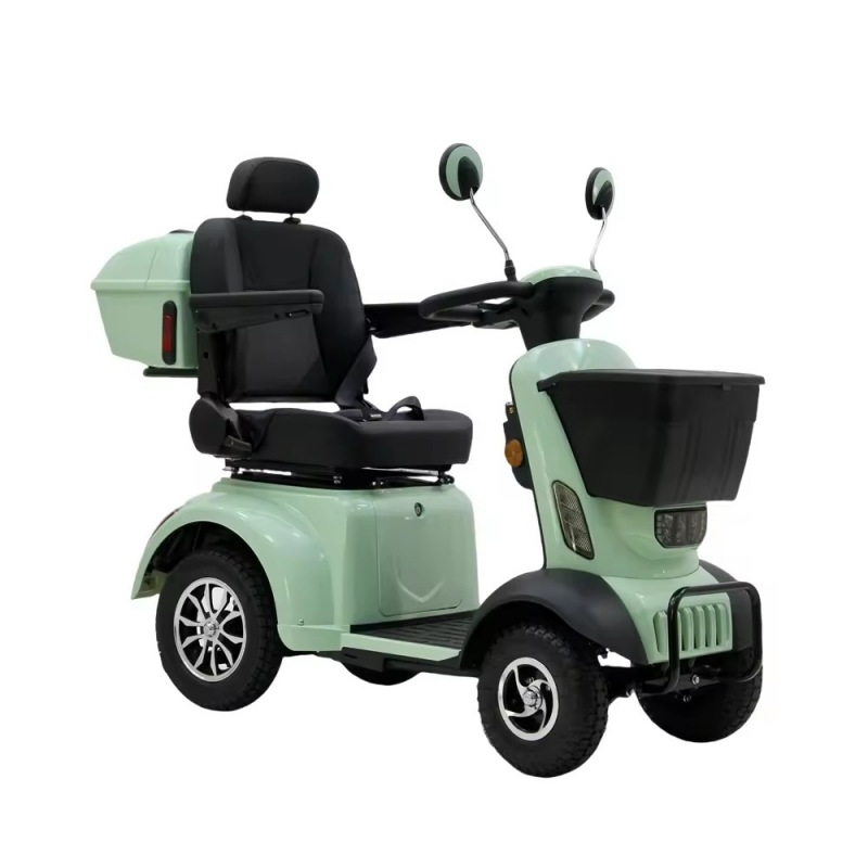 48V 500W 4 - Wheel Mobility Scooter: Front/Rear Storage & Upgraded Luxury Seat