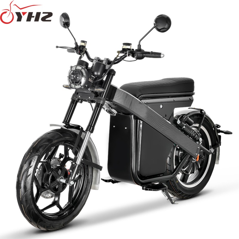 EEC - Certified 60V 25A 2000W Electric Motorcycle | 17" Aluminum Rims + Disc Brakes