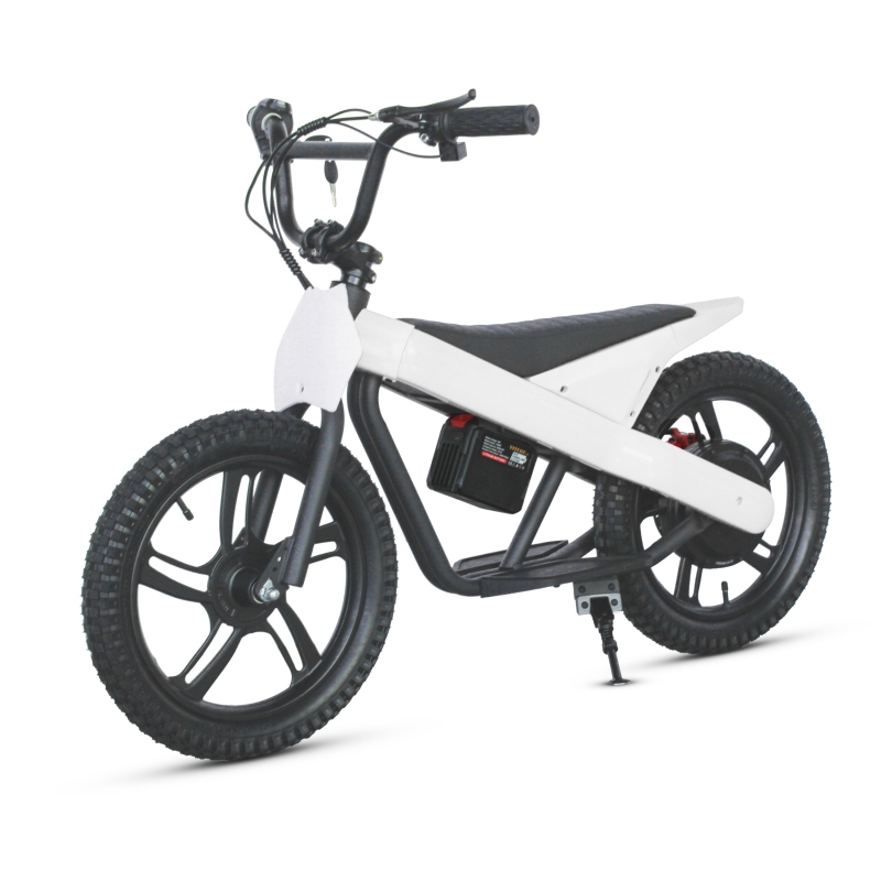 Children's Lightweight Electric Bicycle with 16 inch 2 Wheels 300W for Kids Pocket Bike