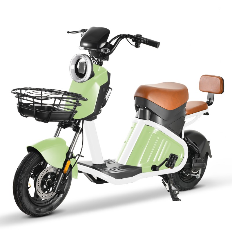 Two-Seater Battery Optional Moped Scooter Electric Bicycle Bike