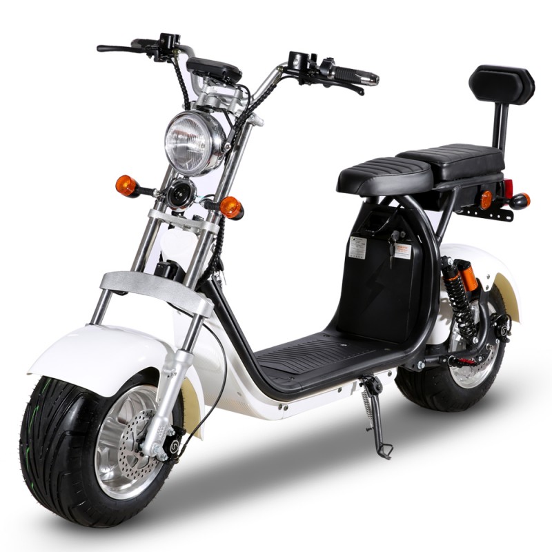 European Stock 1500W 60V Dual Battery Electric Scooter Citycoco Electric Bicycle
