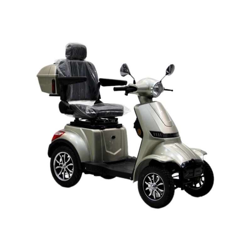 4-wheel Upgraded Seat Electric Scooter with Rear Luggage Box