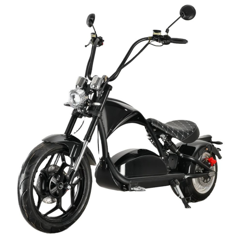60v 30ah Battery with Big Leather Seat Electric Motorcycle in Europe