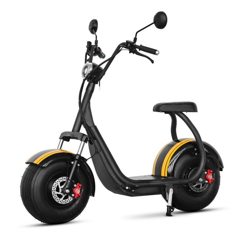 60V Single Seat Electric Scooter for Brazil with Hydraulic Disc Brake