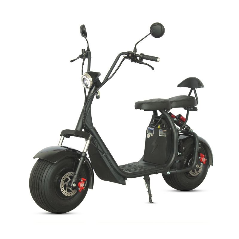 1000W 60V Two Seat Adult Electric Scooter for Brazil with Hydraulic Disc Brake