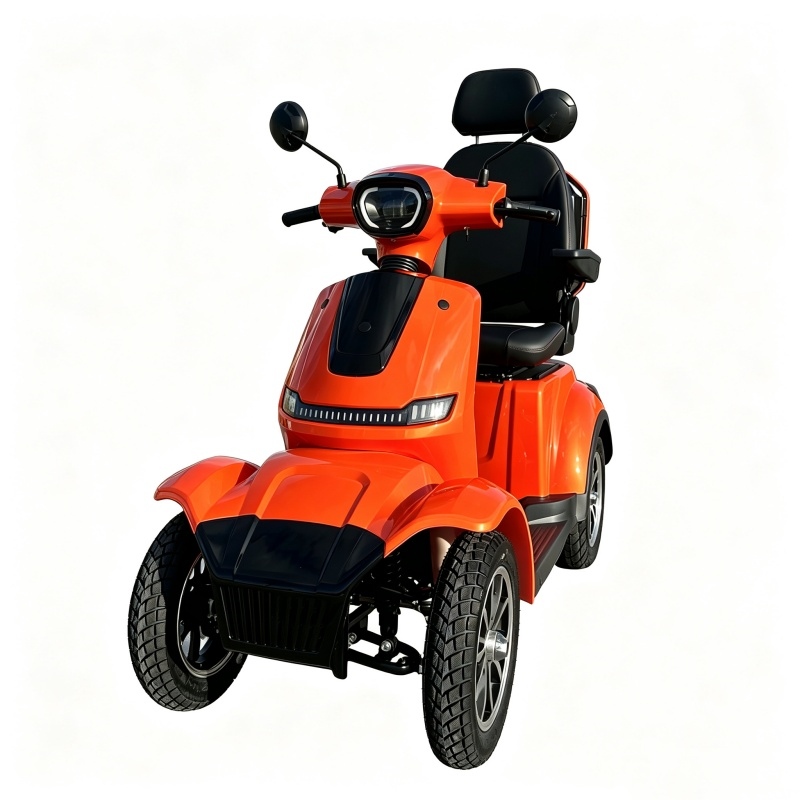 1000W 25km/h 4 Wheel Mobility Scooter with LED Lights and Electromagnetic Brake